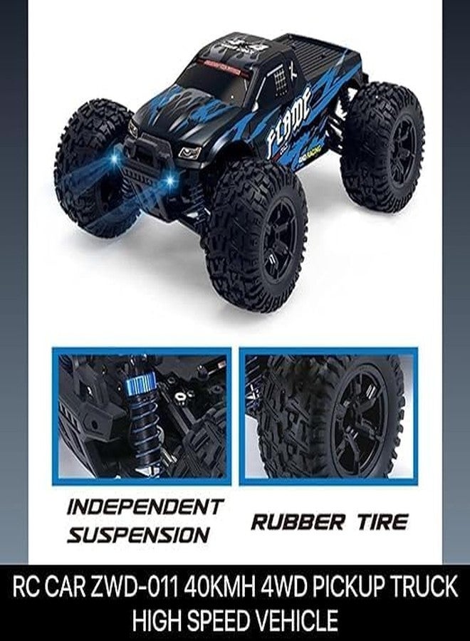 Brighterbee High Speed 40km/h 4WD 2.4Ghz Remote Control Truck 9130, 1:16 Scale Radio Conrtolled Off-Road RC Car Electronic Monster Truck R/C RTR Hobby Cross-Country Car Buggy - Image 4